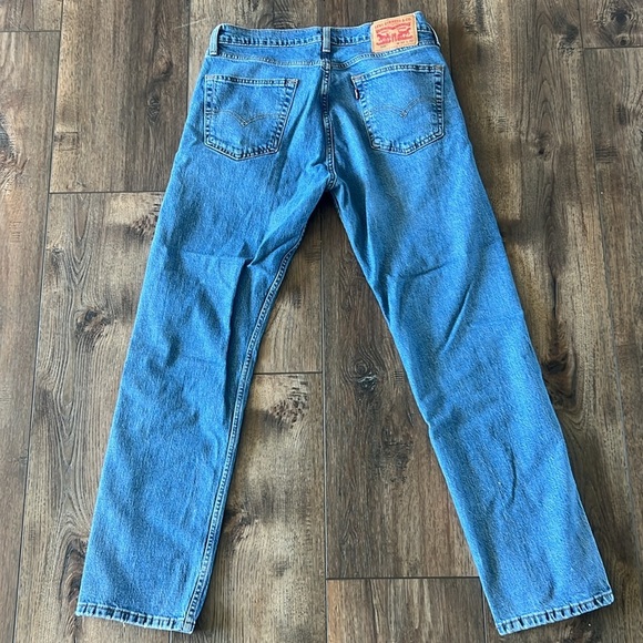 Levi’s 505 Men’s Jeans Blue Denim Size W32 X L32 - Picture 4 of 8